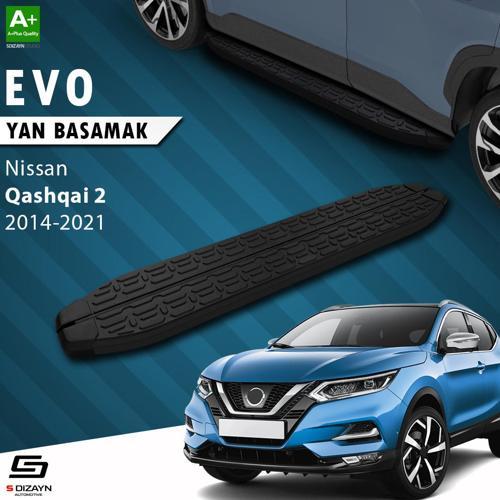 Nissan Qashqai 2 Evo Siyah Yan Basamak 173 Cm 2014-2021