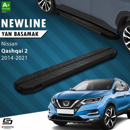 Nissan Qashqai 2 NewLine Siyah Yan Basamak 173 Cm 2014-2021