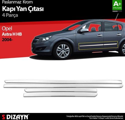 Opel Astra H HB Krom Kapı Yan Çıtası 2004 Üzeri