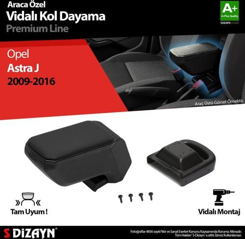 Opel Astra J ABS Vidalı Kol Dayama Kolçak Siyah 2012-2020 A+Kalite