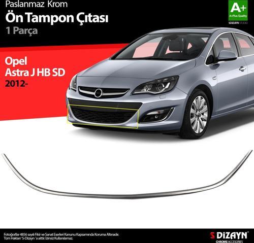 Opel Astra J Krom Ön Tampon Çıtası 2012 Üzeri