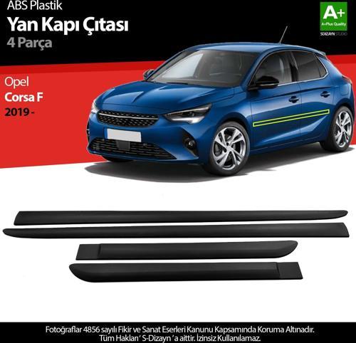 Opel Corsa F ABS Plastik Yan Kapı Koruma Çıtası 2019 Üzeri A+ Kalite