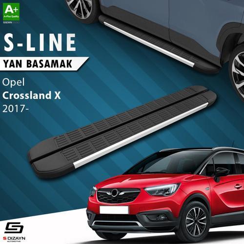 Opel Crossland X S-Line Aluminyum Yan Basamak 173 Cm 2017 Üzeri