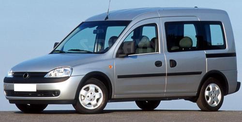 Opel Combo C Krom Cam Çıtası 2 Prç 2001-2011