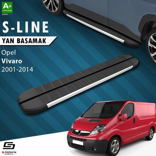 Opel Vivaro A Kısa Şase S-Line Aluminyum Yan Basamak 223 Cm 2001-2014