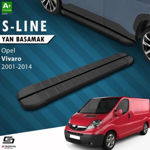 Opel Vivaro A Kısa Şase S-Line Siyah Yan Basamak 223 Cm 2001-2014