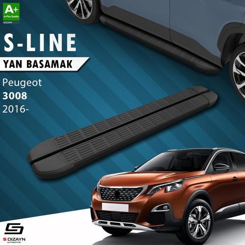 Peugeot 3008 2 S-Line Siyah Yan Basamak 183 Cm 2016 Üzeri