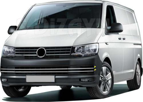VW T6 Transporter Krom Ön Tampon Çıtası 6 Prç. (Trendline) 2015 Üzeri
