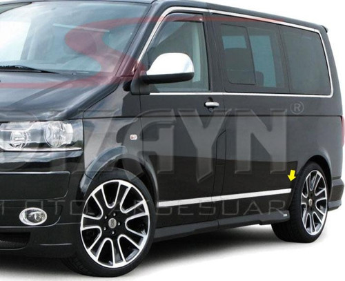 VW T6 Transporter Krom Yan Kapı Çıtası 7 Prç. (U.Şasi) 2015 Üzeri