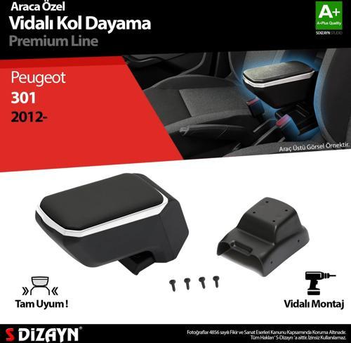 Peugeot 301 ABS Vidalı Kol Dayama Kolçak Gri 2012 Üzeri A+Kalite