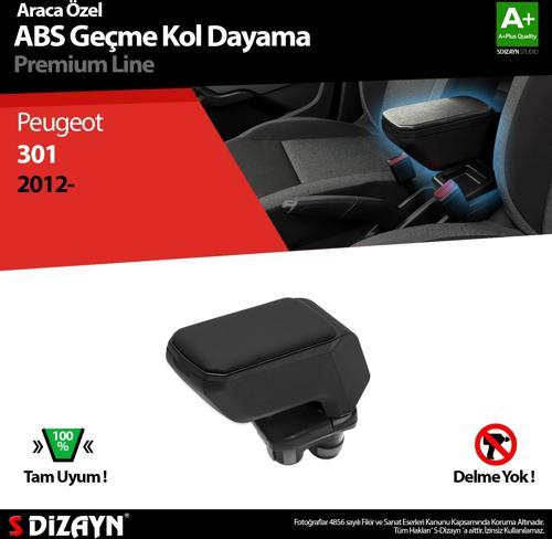 Peugeot 301 Kol Dayama Kolçak Geçmeli ABS Siyah 2012 Üzeri A+Kalite