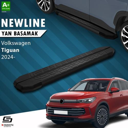 VW Tiguan 3 NewLine Siyah Yan Basamak 183 Cm 2024 Üzeri