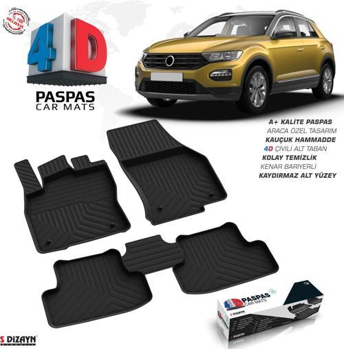 VW T-Roc 4D Havuzlu Havuzlu Paspas 2019 Üzeri A+Kalite