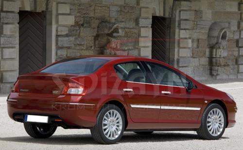 Peugeot 407 Krom Yan Kapı Çıtası 4 Prç 2004-2010