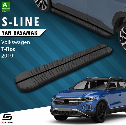 VW T-Roc S-Line Siyah Yan Basamak 173 Cm 2019 Üzeri