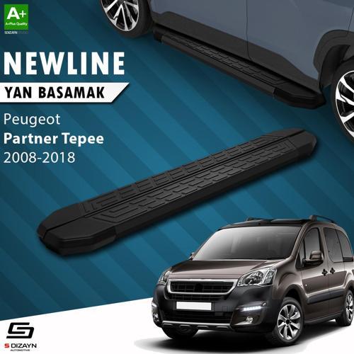 Peugeot Partner 2 Tepee NewLine Siyah Yan Basamak 193 Cm 2008-2018