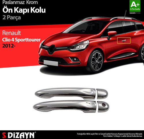 Renault Clio 4 Sporttourer Krom Kapı Kolu 2 Kapı 2012-2019