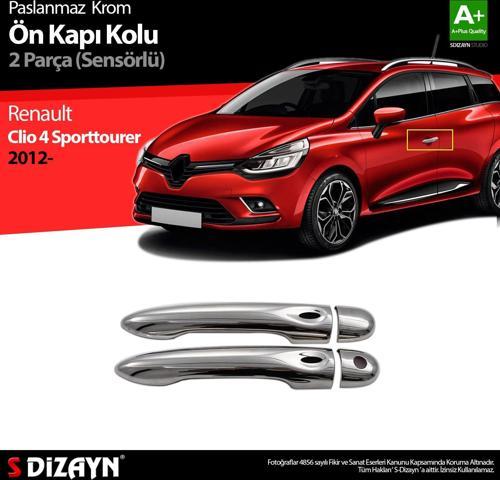 Renault Clio 4 Sporttourer Krom Kapı Kolu 2 Kapı Sensörlü 2012-2019