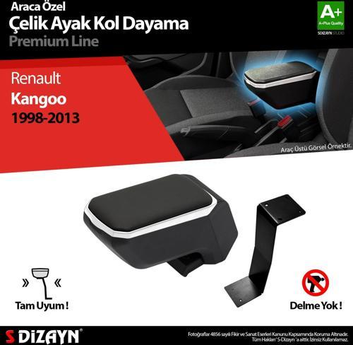 Renault Kangoo Kol Dayama Kolçak Çelik Ayaklı ABS Gri 1998-2013 A+Kalite