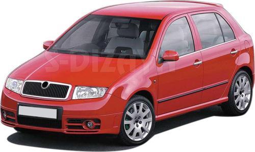Skoda Fabia Krom Cam Çıtası 4 Prç. 2000-2007