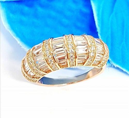 Swarovski Taşlı İtalyan Tasarımı 925 Ayar Gümüş Rose Yüzük