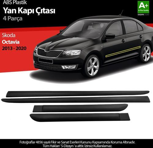 Skoda Octavia ABS Plastik Yan Kapı Koruma Çıtası 2013-2020 A+ Kalite