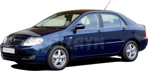 Toyota Corolla Krom Cam Çıtası 4 Prç. 2002-2007