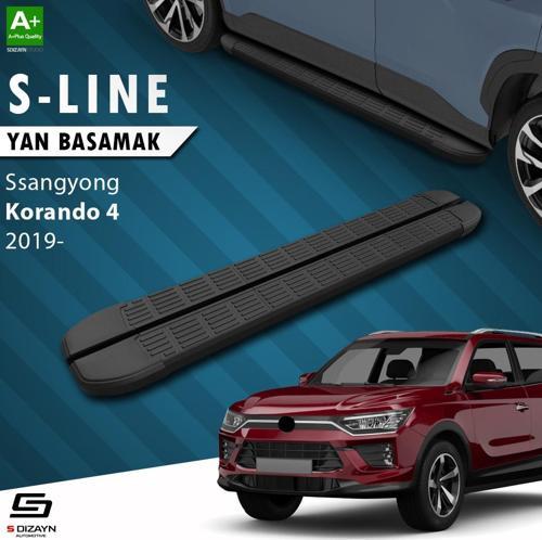 Ssangyong Korando S-Line Siyah Yan Basamak 183 Cm 2019 Üzeri