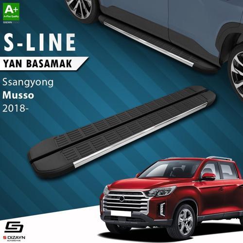 Ssangyong Musso S-Line Krom Yan Basamak 203 Cm 2018 Üzeri