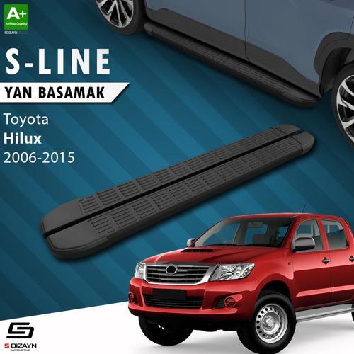 Toyota Hilux 7 S-Line Siyah Yan Basamak 203 Cm 2006-2015