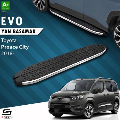 Toyota Proace City Uzun Şase Evo Krom Yan Basamak 213 Cm 2018 Üzeri