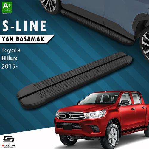 Toyota Hilux 8 S-Line Siyah Yan Basamak 203 Cm 2015 Üzeri