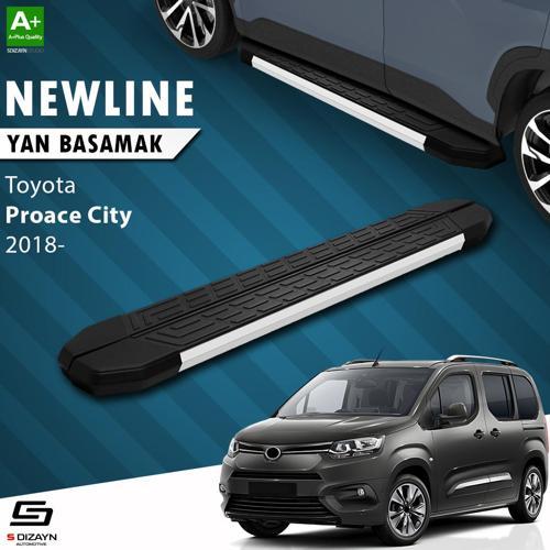Toyota Proace City Kısa Şase NewLine Aluminyum Yan Basamak 203 Cm 2018 Üzeri