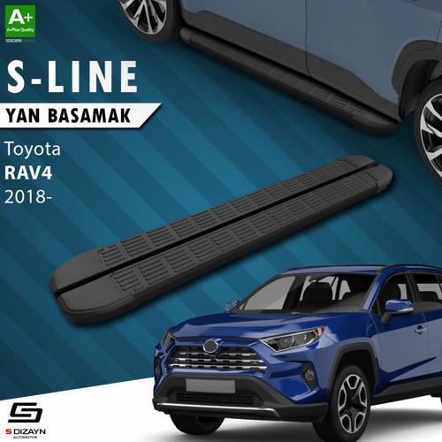 Toyota RAV 4 5 S-Line Siyah Yan Basamak 173 Cm 2018 Üzeri
