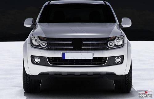 VW Amarok Krom Ön Tampon Çıta U Parça 2010 Model Üzeri