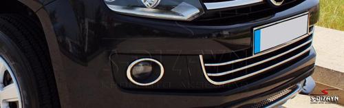 VW Amarok Krom Sis Farı Çerçevesi 2 Prç 2010-2016