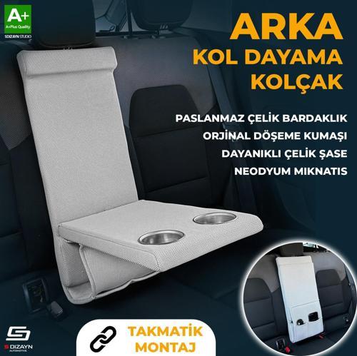Universal Arka Koltuk Kol Dayama Kolçak Gri A+ Kalite
