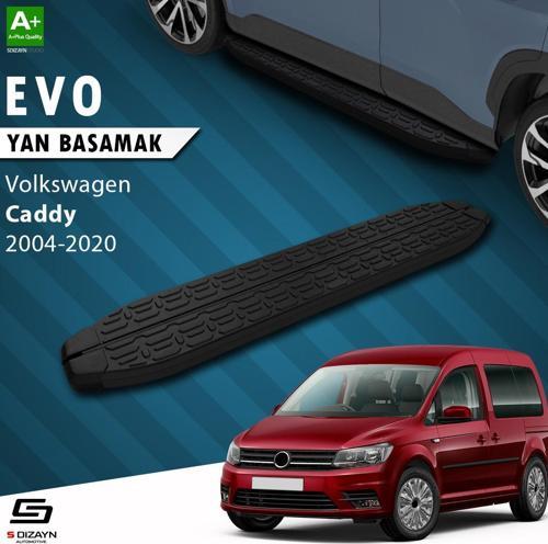VW Caddy 3 Uzun Şase Evo Siyah Yan Basamak 223 Cm 2004-2020