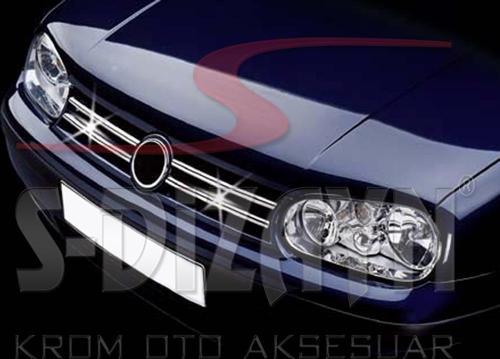 VW Golf 4 Krom Ön Panjur 4 Prç 1998-2004