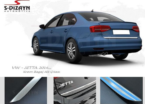 VW Jetta Krom Bagaj Alt Çıta 2014 Üzeri