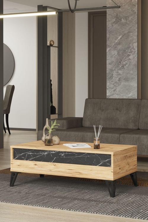 Avrupa Orta Sehpa Salon Oturma Odası - Atlantik Çam