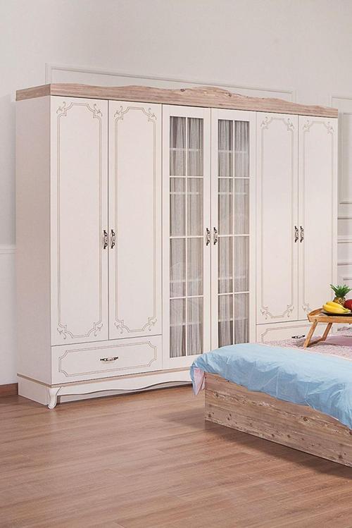 Grand 6 Kapaklı Perdeli Gardırop - Aytaşı