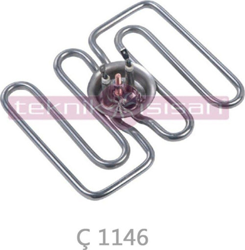 Semaver Rezistansı Yuvarlak Flanş 3200W 19X17 Cm