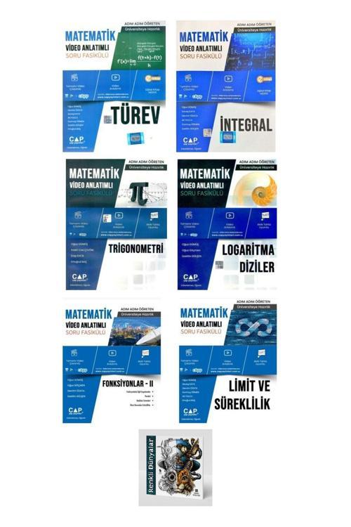 Çap Yayınları 2025 Ayt Matematik Soru Fasikülleri (6 FASİKÜL) (RENKLİ DÜNYALAR HEDİYELİ)