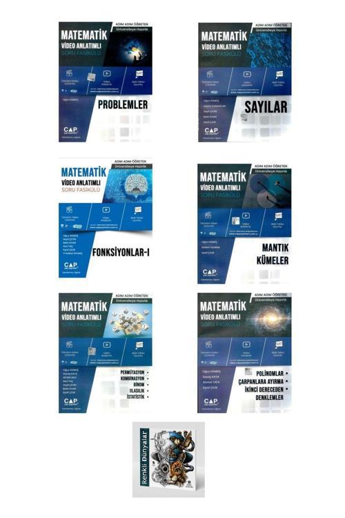 Çap Yayınları 2025 Tyt Matematik Soru Fasikülleri (6 FASİKÜL) (RENKLİ DÜNYALAR HEDİYELİ)