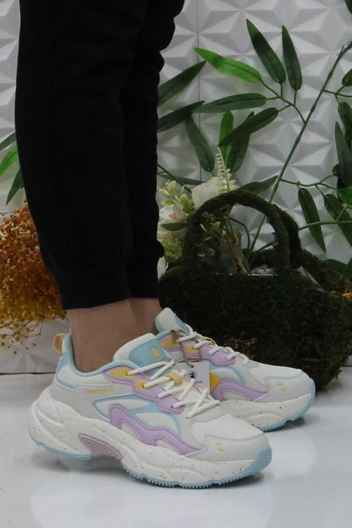 Fanto Kırık Beyaz Rahat Ürün Sneaker Kadın Ayakkabı