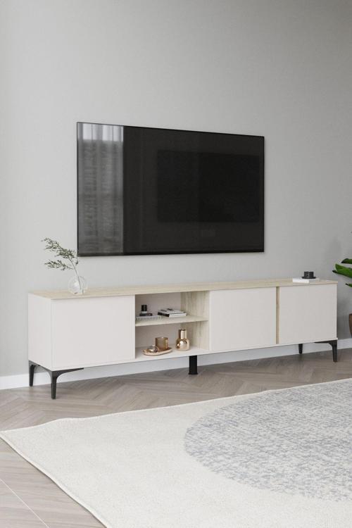 Tarz Tv Ünitesi 180 Cm Dolunay Traverten