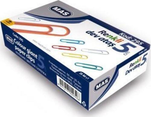 Ataş Dev Renkli Pvc Kaplı 50 MM Büyük Ataş