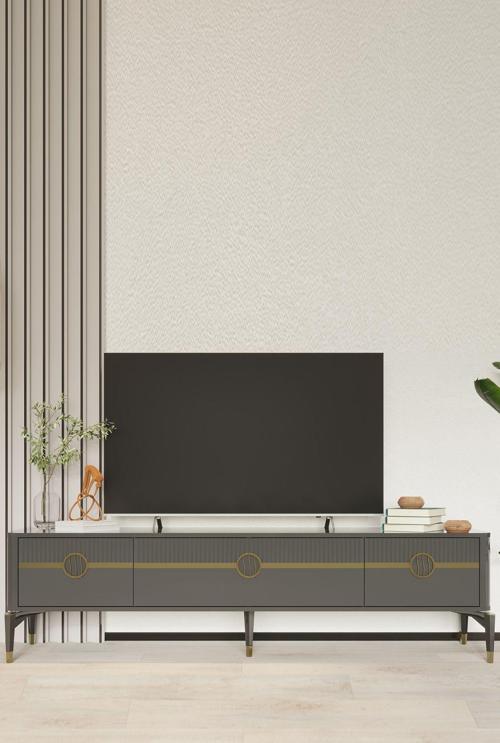 Bella 200X45 Kapaklı Tv Ünitesi - Antrasit
