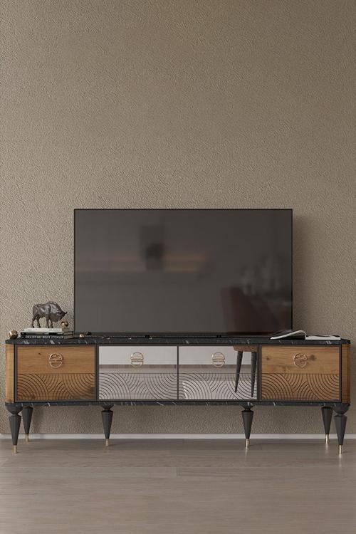 Cross 182X44 Kapaklı Tv Ünitesi - Lidya/Bendir